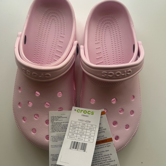 NWT Pink Milk Crocs Classic Clog - Picture 3 of 5
